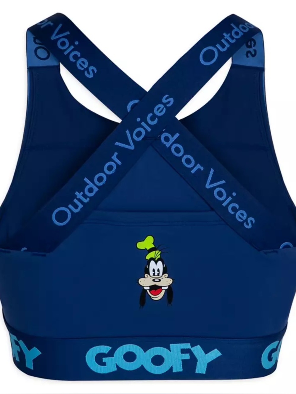 Outdoor Voices x Disney Goofy Snacks Sports Bra Size XL